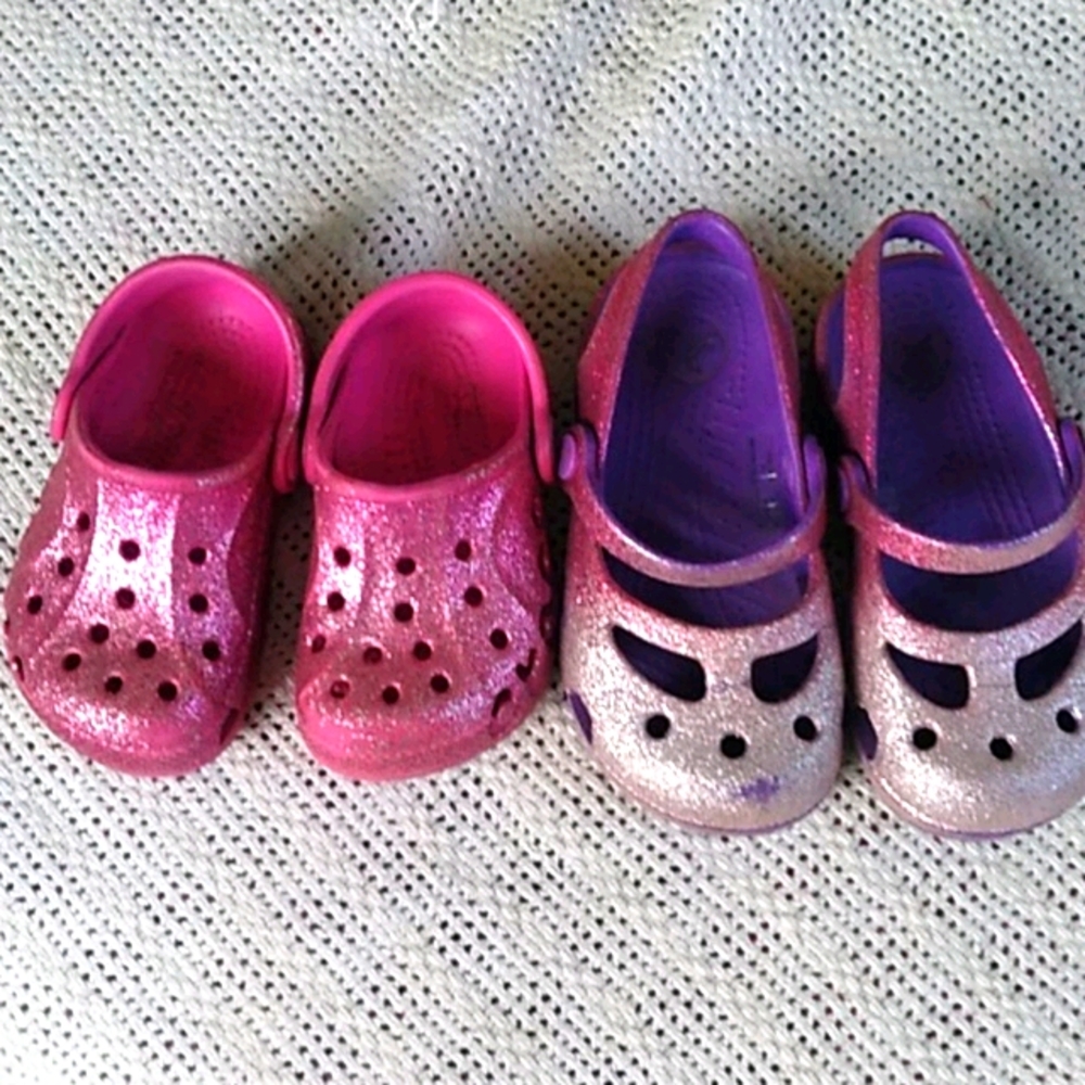 Sparkly Crocs Bundle
